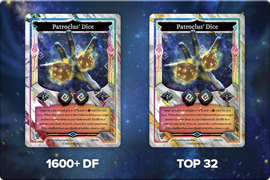 OP S5 DF TOP Cards - Patroclus' Dice